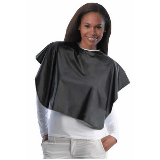 Diane Salon Elements Fromm Shortie Vinyl Cape (Black)