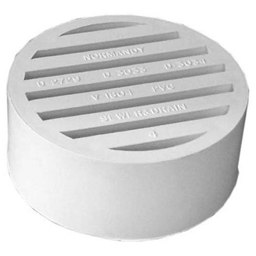 Genova Products S49240 Styrene Hub Fit Floor Strainer, 4"