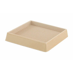 Shepherd Hardware 9168 3-Inch Square Rubber Furniture Cups, 2-Pack