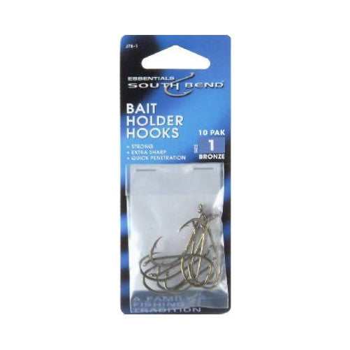 Bronze Bait Holder Live Bait Hook (Pack of 6)