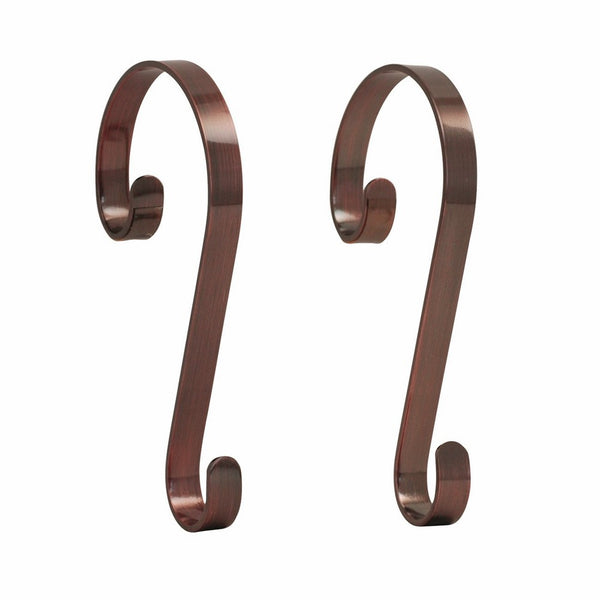 Stocking Scrolls 2 pack Stocking Hanger Set - Oil-Rubbed Bronze