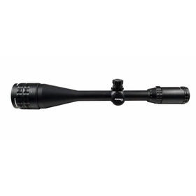 FSI Sniper 6-24x50mm Scope W front AO adjustment. Red/Blue/green mil-dot reticle. Comes with extended sunshade and Heavy Duty Ring Mount