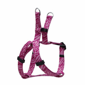 Dogit Style Adjustable Harness, Body 8 by 11-Inch, XX-Small, Jungle Fever, Pink