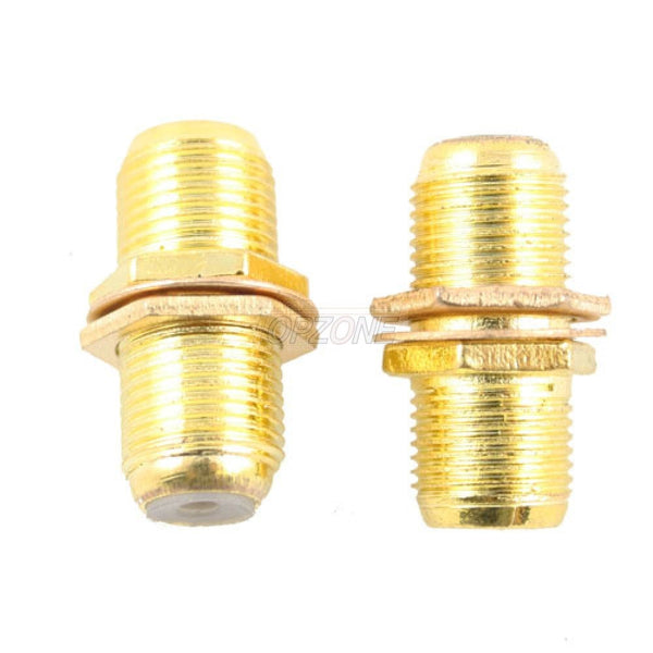 Topzone 2 pcs/Set Twist on "F" Coupler with Washers and Nuts