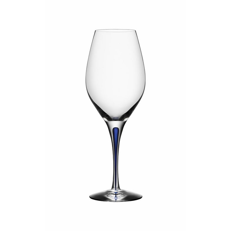 Orrefors Intermezzo Blue 14.1 Ounce Wine Glass