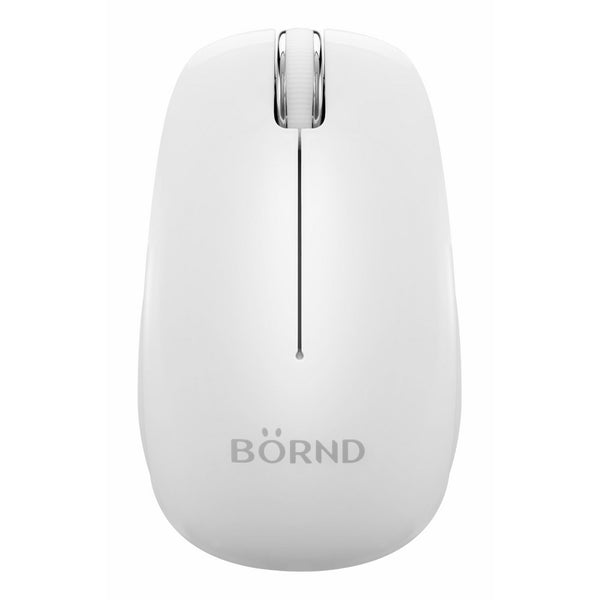 Bornd 1000/2000 DPI Bluetooth 3.0 Optical Wireless Mouse, White(C100 WHITE)