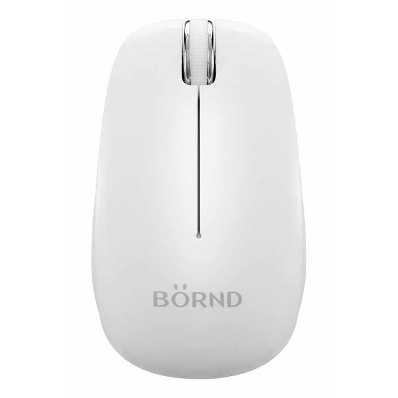 Bornd 1000/2000 DPI Bluetooth 3.0 Optical Wireless Mouse, White(C100 WHITE)