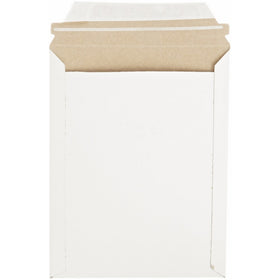 Pratt MJ-2 Self-Seal Stay Flat Mailer, White, 7" x 9" (Pack of 100)