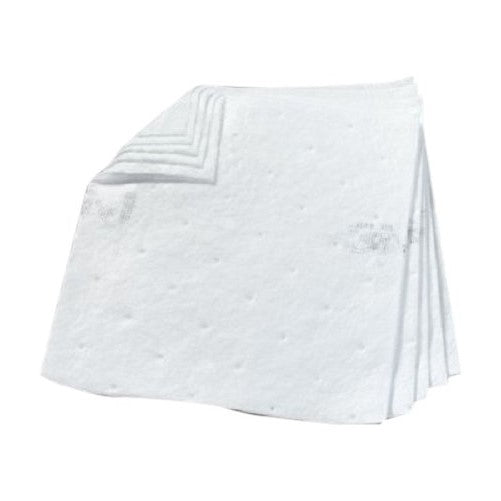 3M Petroleum Sorbent Pad HP-156, 17" Length x 19" Width, 37.5 Gallons Absorption Capacity (Case of 100)