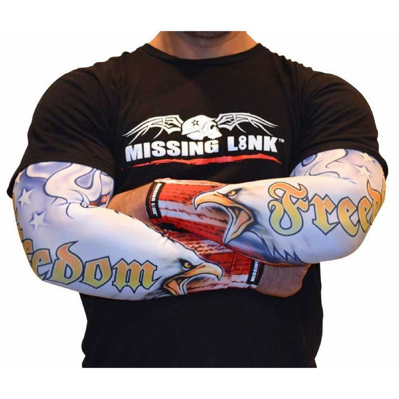 Missing Link SPF 50 American Freedom ArmPro (Red/White/Blue, X-Large)