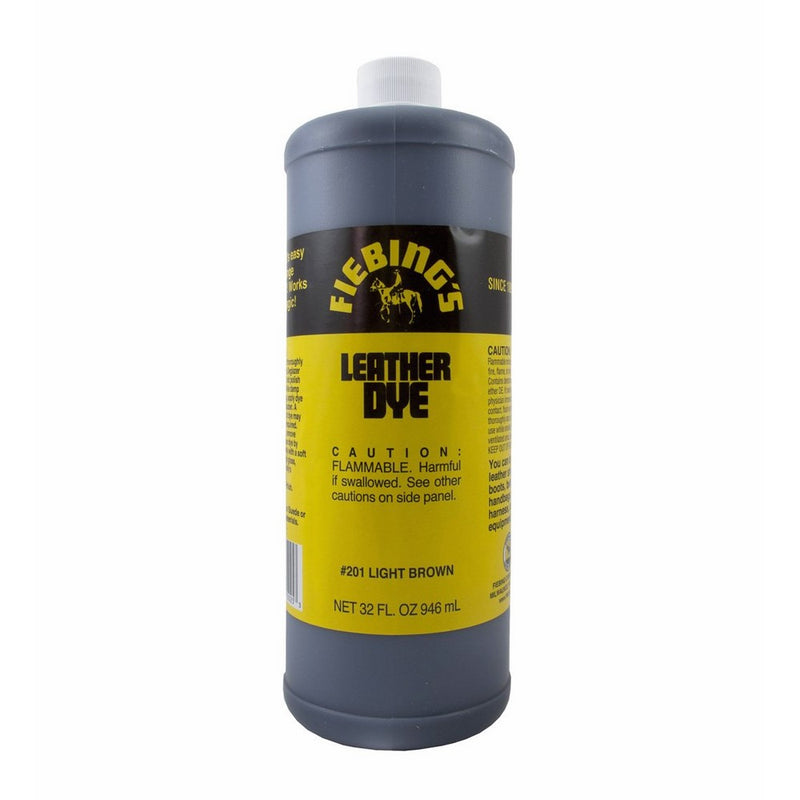 Fiebing's Leather Dye - 32 Ounces, Light Brown