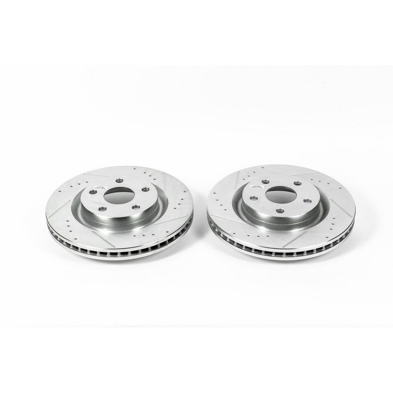 Power Stop AR82138XPR Front Evolution Drilled & Slotted Rotor Pair