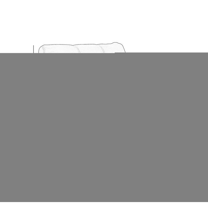 Metal and Wood Rocker Recliner with Rolled Pillow Armrests, Gray