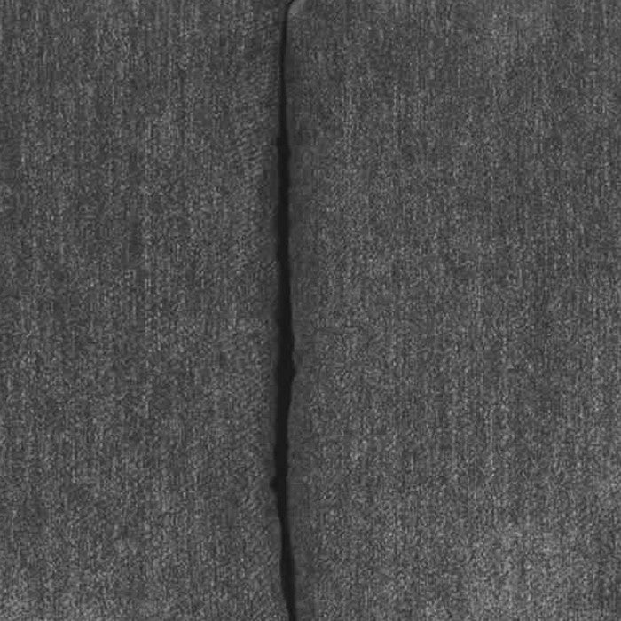 Fabric Upholstered Loveseat with Sloped Armrests, Gray