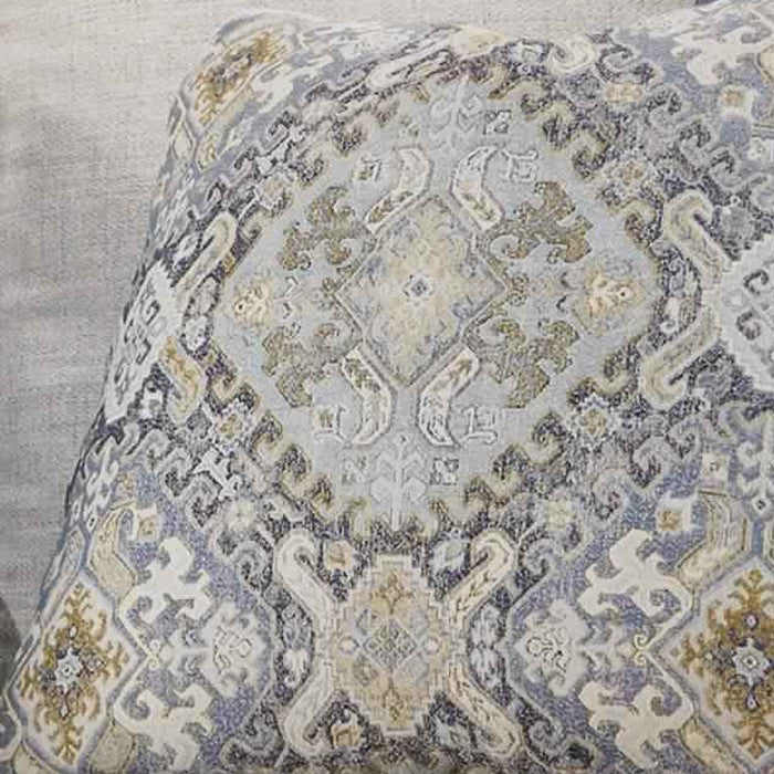Fabric Upholstered Wooden Framed Loveseat with Bun Feet, Beige
