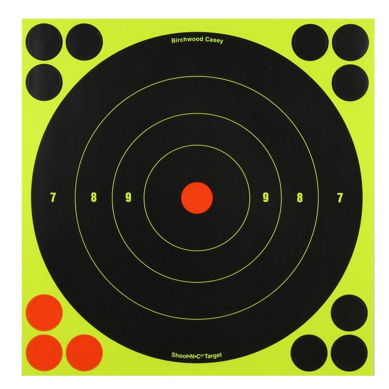 Birchwood Casey 348255 Bw Casey Shoot-N-C 8" Round Target 30 Sheet Pack
