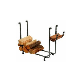 Enclume Rectangular Log Rack, Hammered Steel