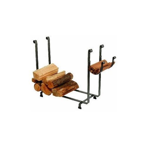 Enclume Rectangular Log Rack, Hammered Steel