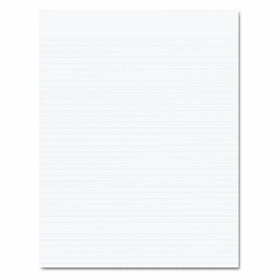 Ampad Evidence Recycled Glue Top 8-1/2 x 11 Pads, Narrow Rule, White, 50 Sheets Per Pad, 12 Pack (21-168)
