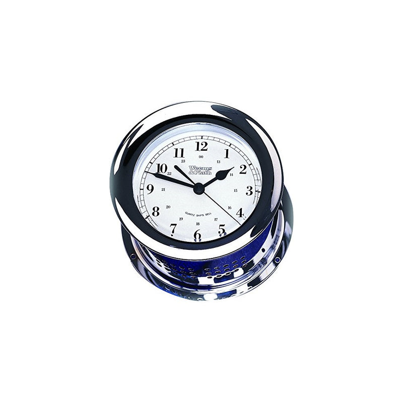 Weems & Plath Atlantis Collection Quartz Clock (Chrome)