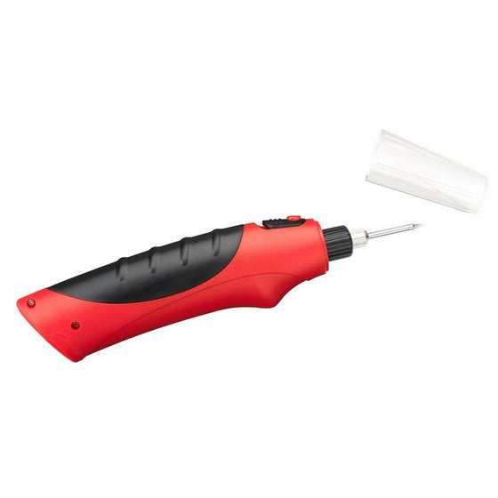 Tooluxe 40420L Cordless Soldering Iron, 1050° F (565° C) | AA Battery Powered | LED Spotlight