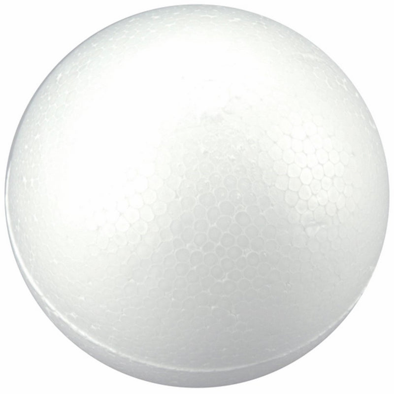 Smoothfoam 2-Pack Balls Crafts Foam for Modeling, 4-Inch, White
