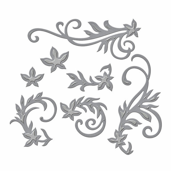 Spellbinders S4-327 Shapeabilities Floral Flourishes Etched/Wafer Thin Dies