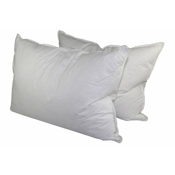 Manchester Mills Down Dreams Standard Size Medium Firm Pillow Set - 2 Pillows