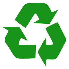 Recycle Symbol Green 5" Vinyl Decal Sticker