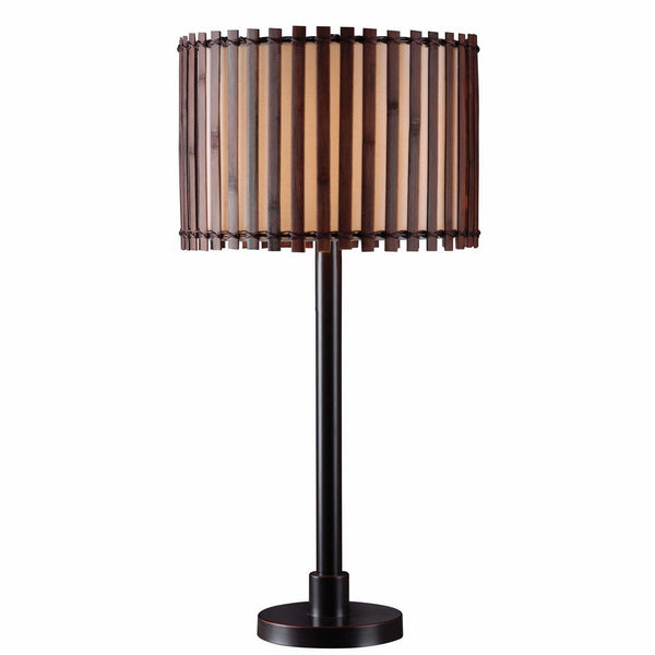 Kenroy Home 32279BRZ Bora Outdoor Table Lamp, Bronze Finish