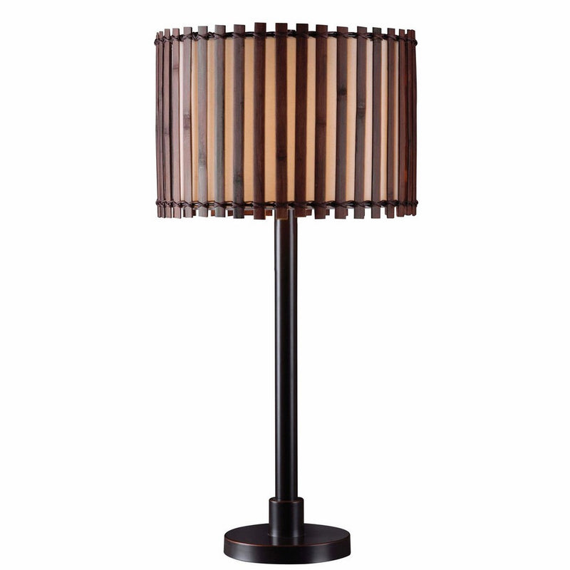 Kenroy Home 32279BRZ Bora Outdoor Table Lamp, Bronze Finish