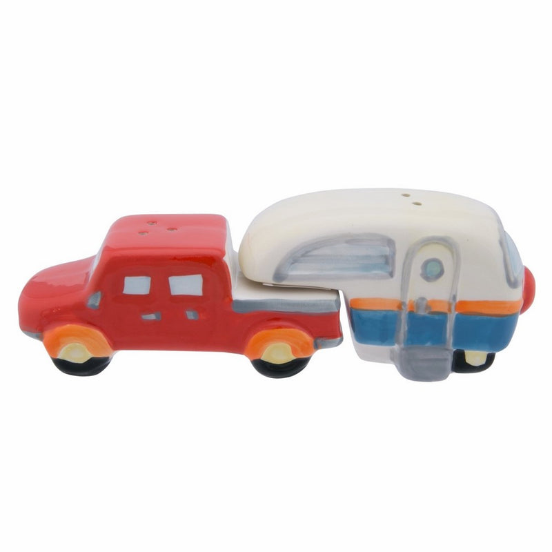 RV Salt and Pepper - Truck and Fifth Wheel Camper Trailer