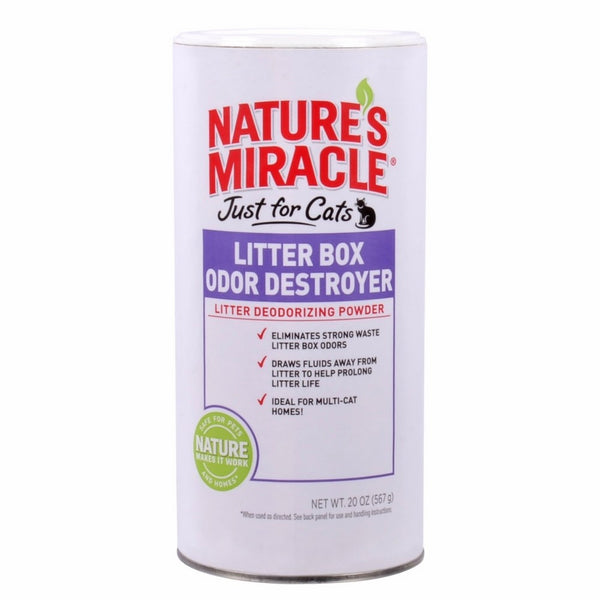 Nature's Miracle Just for Cats Odor Destroyer Litter Powder, 20 oz