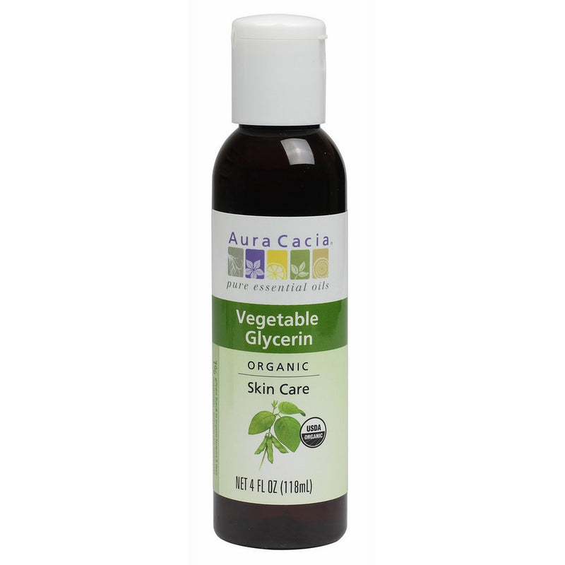 Aura Cacia Organic Skin Care Oil, Vegetable Glycerin, 4 Fluid Ounce