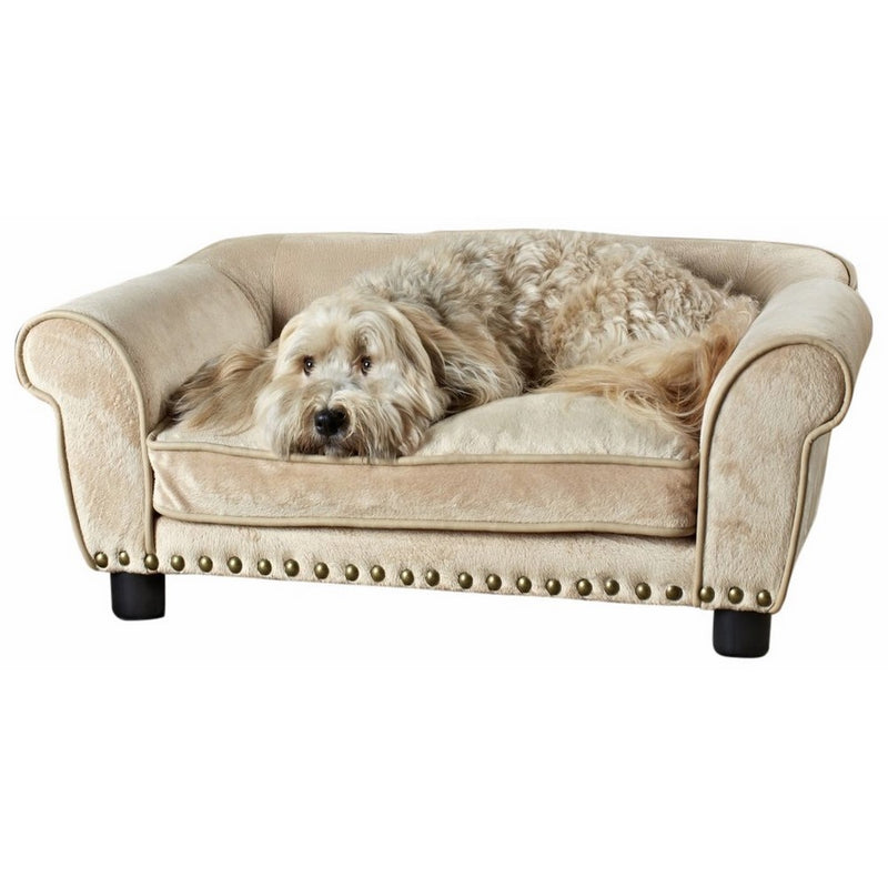 Enchanted Home Pet Dreamcatcher Dog Sofa, 32.5 by 21 by 12-Inch, Caramel