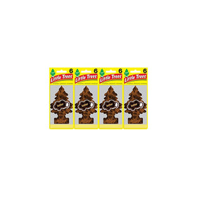 Little Trees Leather Air Freshener, (Pack of 24)