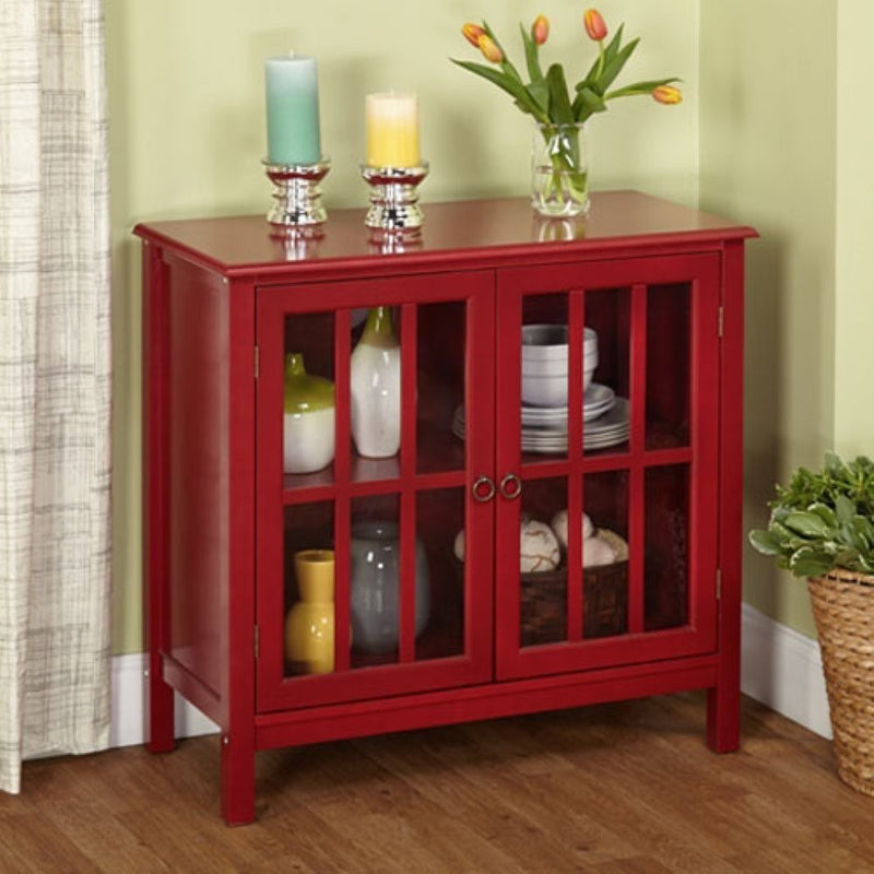 Target Marketing Systems 13080RED Portland Cabinet, Red