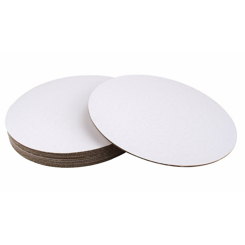 7" Round Coated Cakeboard, 12 ct