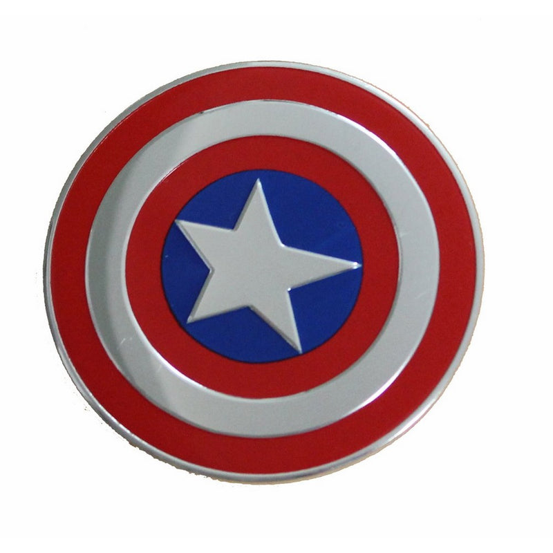 C&D Visionary Marvel Comics Retro Captain America Shield B Metal Sticker, 5cm