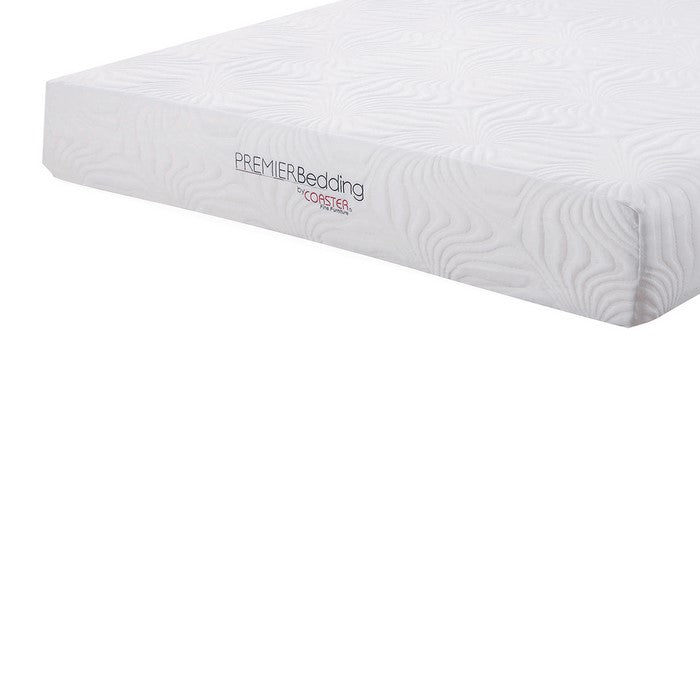 Eastern King Size Mattress with High Density Memory Foam, White