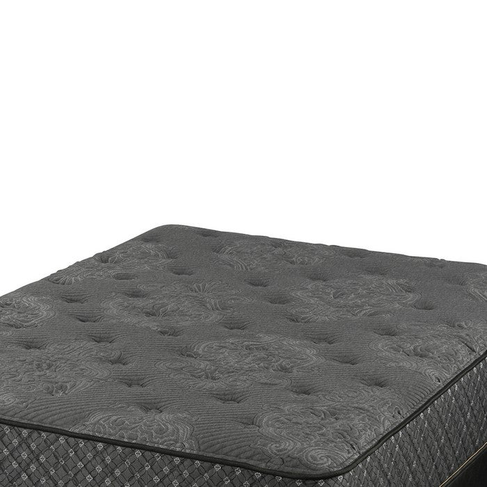 Full Size Mattress with Platinum Pocket Springs, Gray and Black