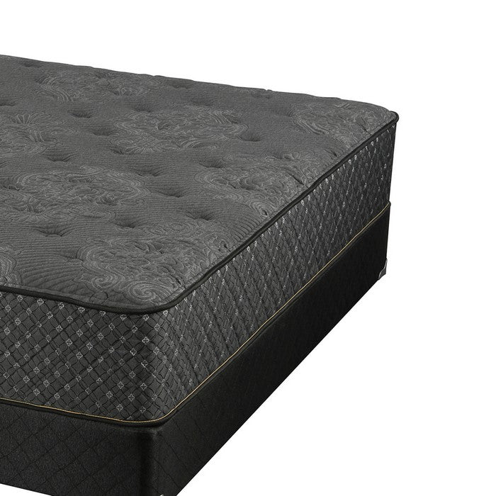Full Size Mattress with Platinum Pocket Springs, Gray and Black