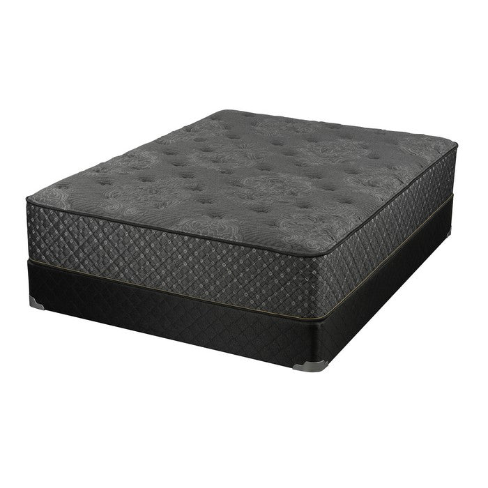 Full Size Mattress with Platinum Pocket Springs, Gray and Black