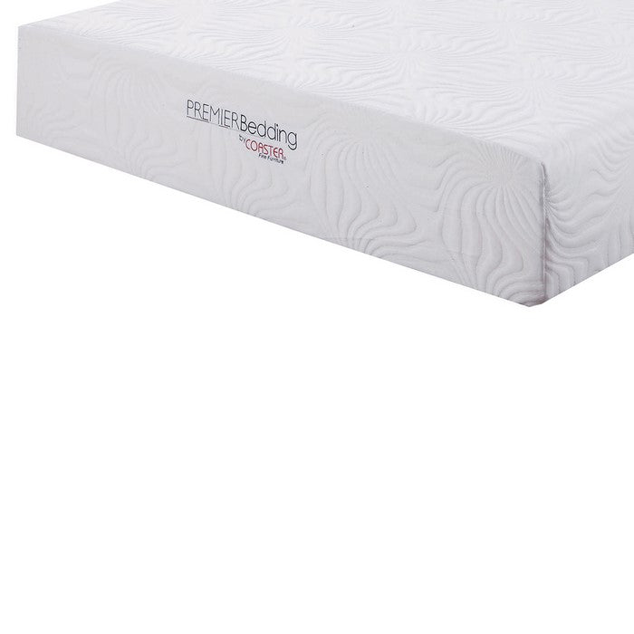 Fabric Mattress with Certified Memory Foam, White