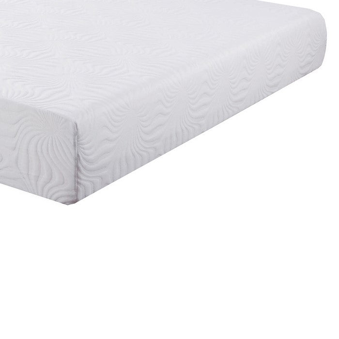Fabric Mattress with Certified Memory Foam, White