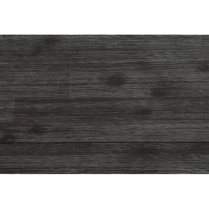 Square Coffee Table with Block Legs and 1 Open Shelf, Dark Gray