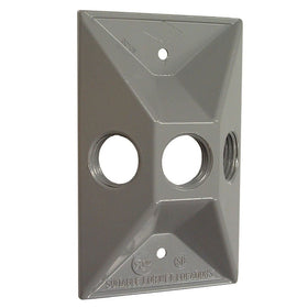 Hubbell Electrical Wp Lampholder Cover Gray