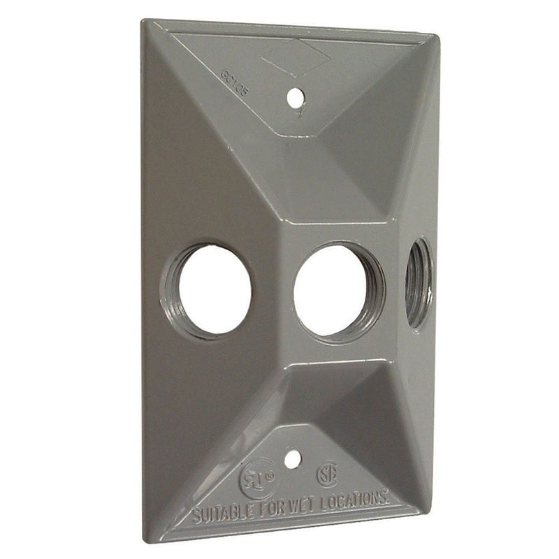 Hubbell Electrical Wp Lampholder Cover Gray