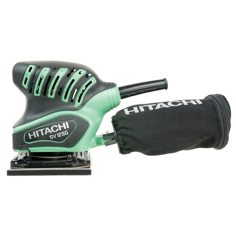 Hitachi SV12SG 1.7-Amp 1/4 Sheet Orbital Finishing Sander With Soft Elastomer Grip