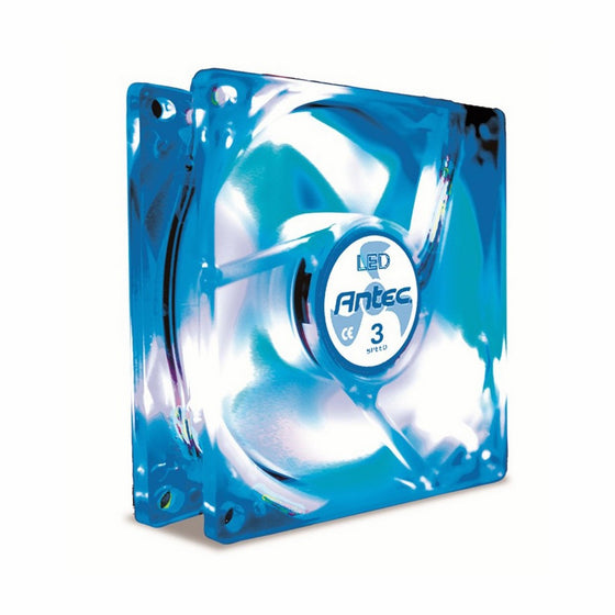 Antec TriCool 80mm Blue LED Cooling Fan with 3-Speed Switch